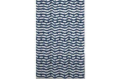 Sabichi Hope and Anchor Shower Curtain - Blue.
